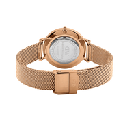  Shop Authentic Daniel Wellington Petite Melrose Black Dial Rose Gold Mesh Strap Watch For Women - DW00100303 - Luxxuri
