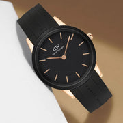  Shop Authentic Daniel Wellington Iconic Motion Black Dial Black Rubber Strap Watch For Men - DW00100425 - Luxxuri