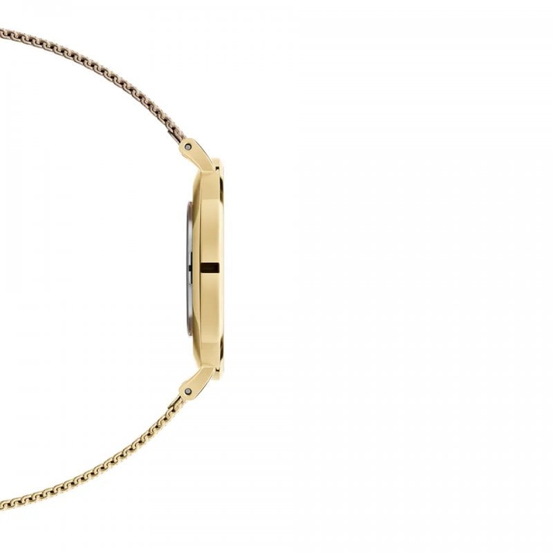  Shop Authentic Daniel Wellington Classic Petite White Dial Gold Mesh Bracelet Watch For Women - DW00100348 - Luxxuri