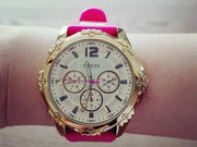  Shop Authentic Guess Intrepid White Dial Two Tone Silicon Strap Watch For Women - W0325L3 - Luxxuri