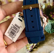  Shop Authentic Guess Zena Blue Dial Blue Silicone Strap Watch For Women - W1049L2 - Luxxuri