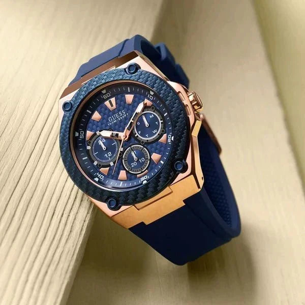  Shop Authentic Guess Zena Blue Dial Blue Silicone Strap Watch For Women - W1049L2 - Luxxuri