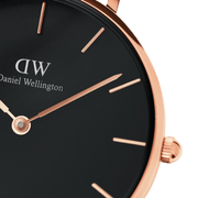  Shop Authentic Daniel Wellington Petite Ashfield Black Dial Black Mesh Strap Watch for Women - DW00100307 - Luxxuri