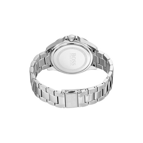  Shop Authentic Hugo Boss Premiere Silver Dial Silver Steel Strap Watch for Women - 1502442 - Luxxuri