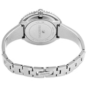  Shop Authentic Swarovski Crystal Rose Silver Dial Silver Steel Strap Watch for Women - 5483853 - Luxxuri