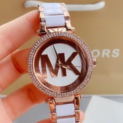  Shop Authentic Michael Kors Parker White Dial Two Tone Steel Strap Watch for Women - MK6365 - Luxxuri