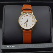  Shop Authentic Marc Jacobs Baker White Dial Brown Leather Strap Watch for Women - MBM1317 - Luxxuri