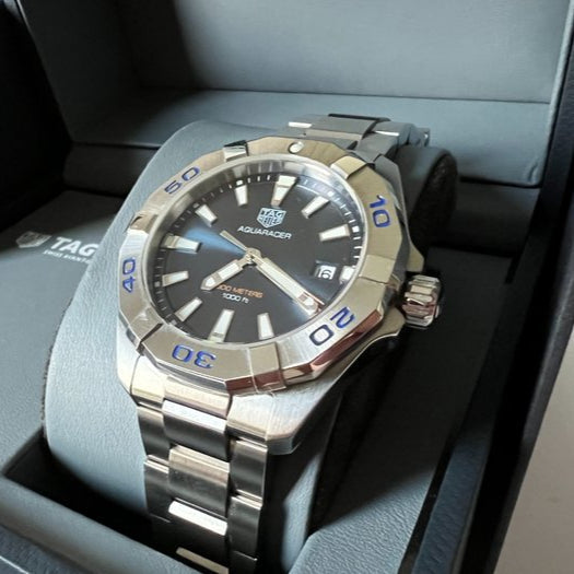  Shop Authentic Tag Heuer Aquaracer Blue Dial Watch for Men - WBD1112.BA0928 - Luxxuri