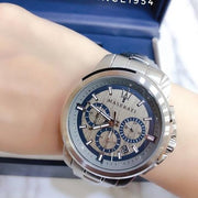  Shop Authentic Maserati Successo Chronograph Silver Dial Silver Steel Strap Watch For Men - R8873621006 - Luxxuri