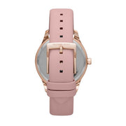  Shop Authentic Michael Kors Layton Three-Hand White Dial Pink Leather Strap Watch for Women - MK2909 - Luxxuri
