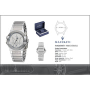  Shop Authentic Maserati Potenza Silver Dial Silver Steel Strap Watch For Men - R8853108002 - Luxxuri