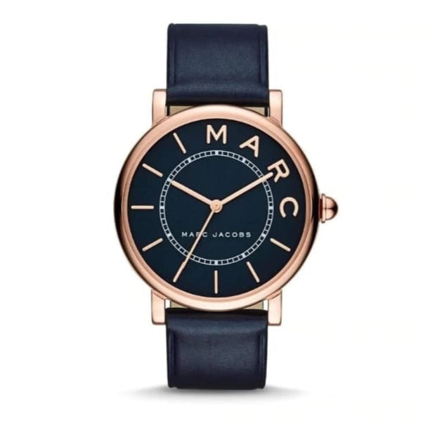  Shop Authentic Marc Jacobs Roxy Navy Blue Dial Blue Leather Strap Watch for Women - MJ1534 - Luxxuri