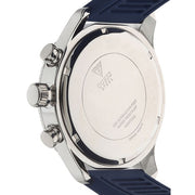  Shop Authentic Guess Fleet Chronograph Black Dial Blue Rubber Strap Watch for Men - W0971G2 - Luxxuri