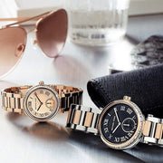  Shop Authentic Michael Kors Skylar Black Dial Two Tone Steel Strap Watch for Women - MK5957 - Luxxuri