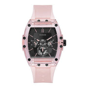  Shop Authentic Guess Sporting Black Dial Pink Rubber Strap Watch for Men - GW0032G1 - Luxxuri