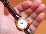  Shop Authentic Tissot Carson White Dial Brown Leather Strap Watch For Women - T085.210.36.012.00 - Luxxuri