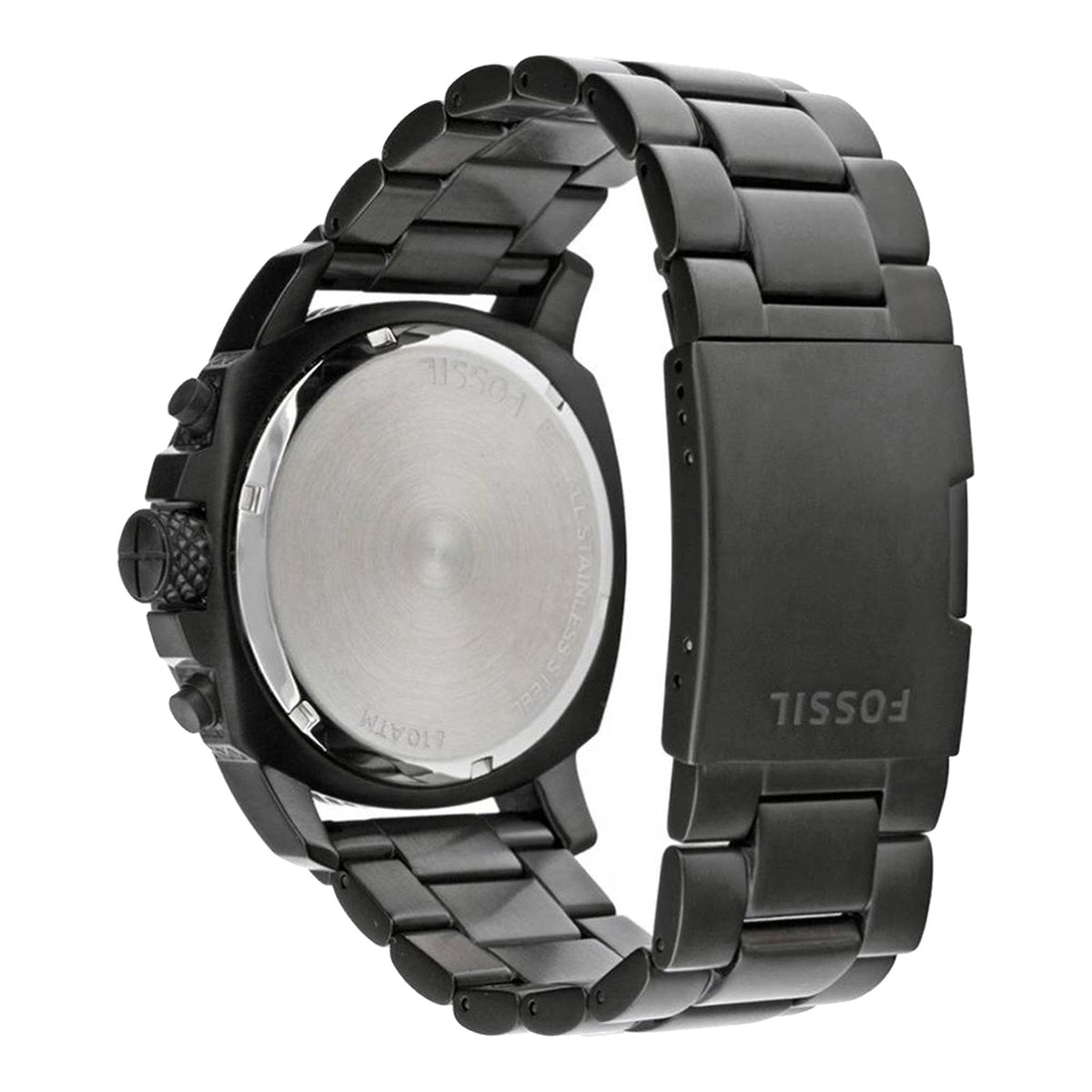  Shop Authentic Fossil Machine Chronograph Black Dial Black Steel Strap Watch for Men - FS4927 - Luxxuri