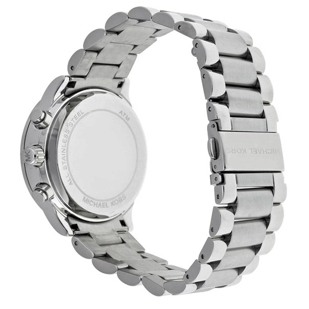  Shop Authentic Michael Kors Brinkley Diamonds Silver Dial Silver Steel Strap Watch for Women - MK6186 - Luxxuri