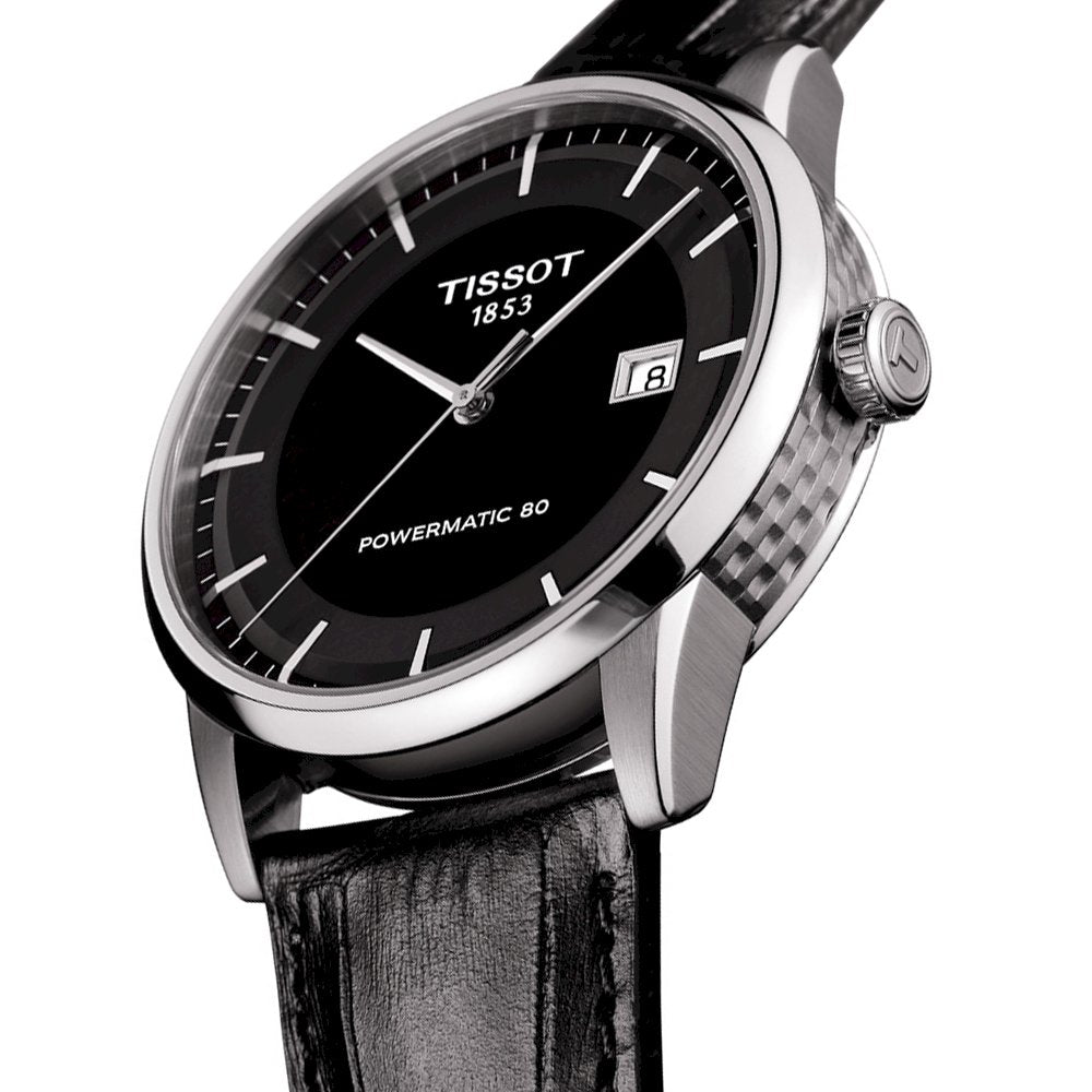  Shop Authentic Tissot T Classic Luxury Black Dial Black Leather Strap Watch For Men - T086.407.16.051.00 - Luxxuri