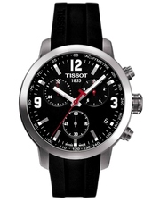  Shop Authentic Tissot PRC 200 Chronograph Black Dial Black Rubber Strap Watch for Men - T114.417.17.057.00 - Luxxuri