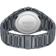  Shop Authentic Hugo Boss Steer Chronograph Quartz Grey Dial Grey Steel Strap Watch For Men - 1513996 - Luxxuri