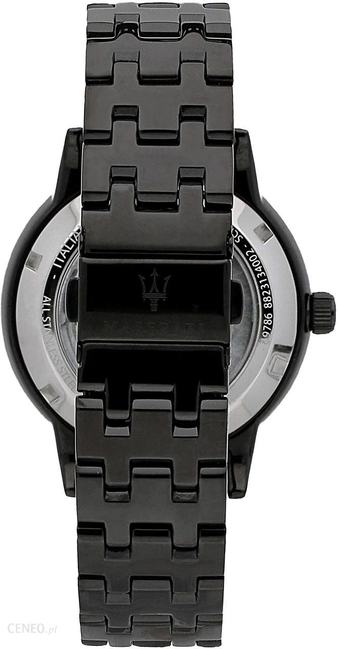  Shop Authentic Maserati Granturismo Sport GT Skeleton Black Dial Black Steel Strap Watch For Men - R8823134003 - Luxxuri