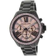  Shop Authentic Michael Kors Wren Chronograph Gold Diamonds Dial Black Steel Strap Watch for Women - MK5879 - Luxxuri