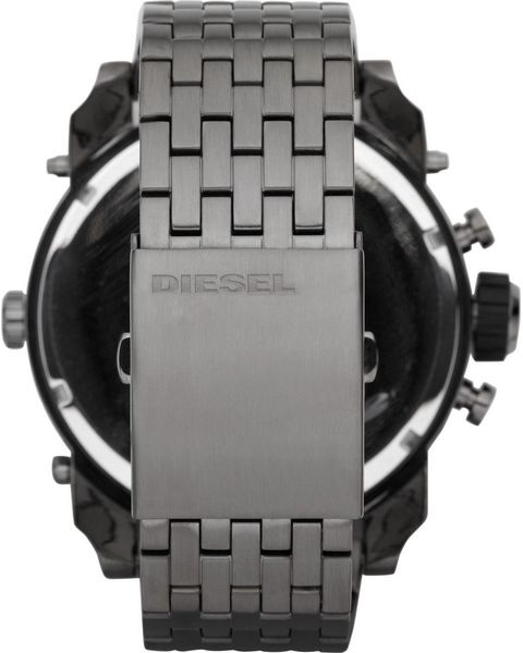 Shop Authentic Diesel Mr Daddy 1.0 Gray Dial Gray Stainless Steel Watch For Men - DZ7247 - Luxxuri