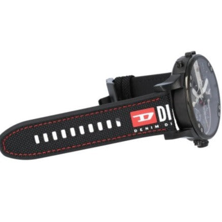  Shop Authentic Diesel Mr. Daddy 2.0 Quartz Black Dial Black Nylon Strap Watch For Men - DZ7433 - Luxxuri