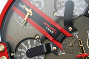  Shop Authentic Diesel Mr Daddy 2.0 Chronograph Grey Dial Red Rubber Strap Watch For Men - DZ7430 - Luxxuri