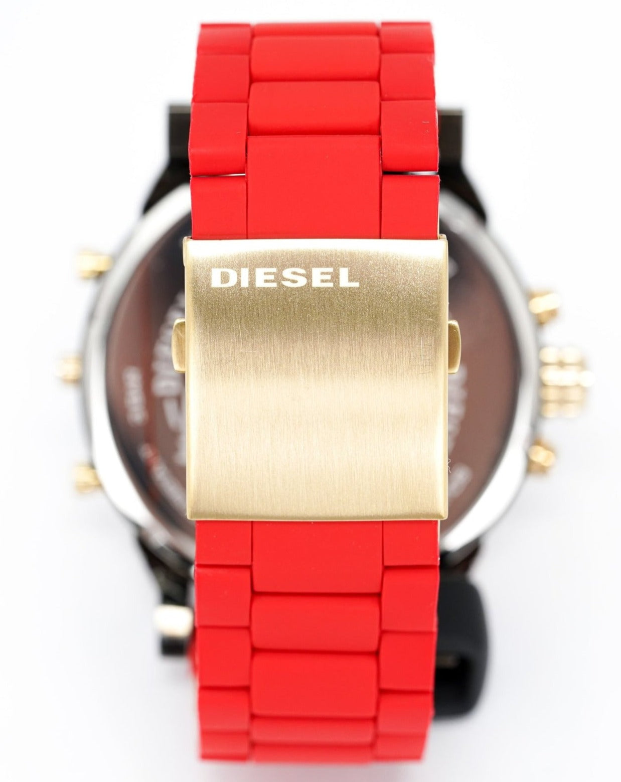  Shop Authentic Diesel Mr Daddy 2.0 Chronograph Grey Dial Red Rubber Strap Watch For Men - DZ7430 - Luxxuri
