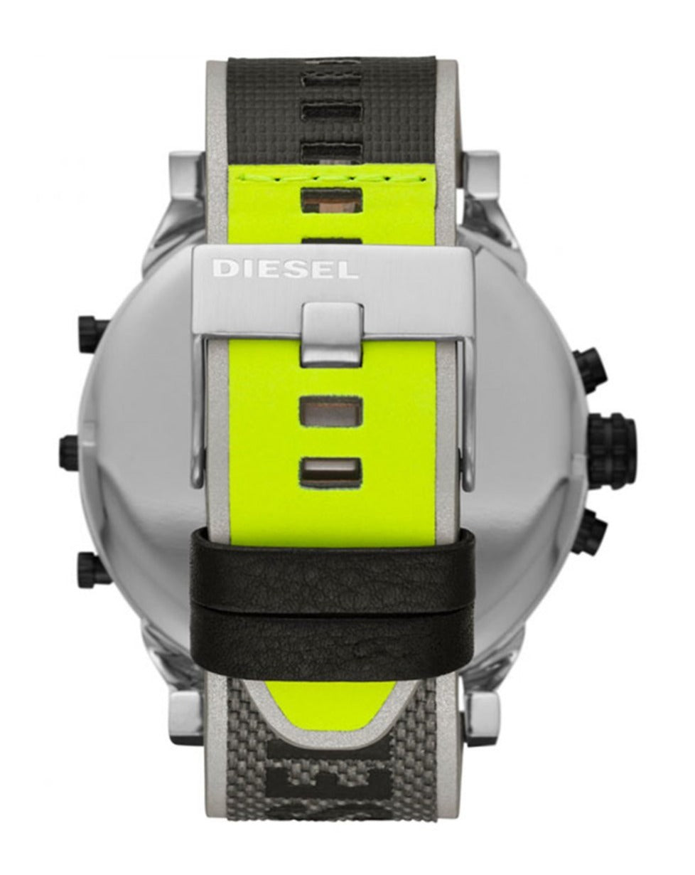  Shop Authentic Diesel Mr. Daddy 2.0 Chronograph Black Dial Grey Nylon Strap Watch For Men - DZ7429 - Luxxuri