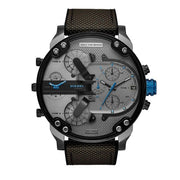  Shop Authentic Diesel Mr Daddy 2.0 Chronograph Grey Dial Black Nylon Strap Watch For Men - DZ7420 - Luxxuri