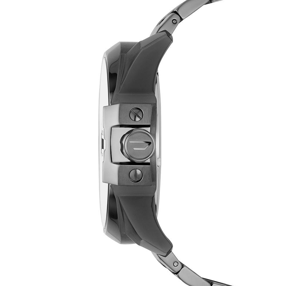  Shop Authentic Diesel Uber Chief Black Dial Grey Stainless Steel Strap Watch For Men - DZ7372 - Luxxuri