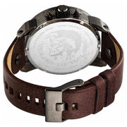  Shop Authentic Diesel Little Daddy SBA Small Sized Grey Dial Brown Leather Strap Watch For Men - DZ7258 - Luxxuri