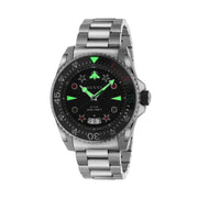  Shop Authentic Gucci Dive Quartz Black Dial Silver Steel Strap Watch For Men - YA136221 - Luxxuri