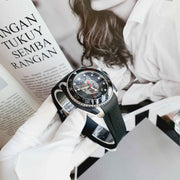  Shop Authentic Gucci Dive Feline Black Dial Black Rubber Strap Watch For Men - YA136323 - Luxxuri