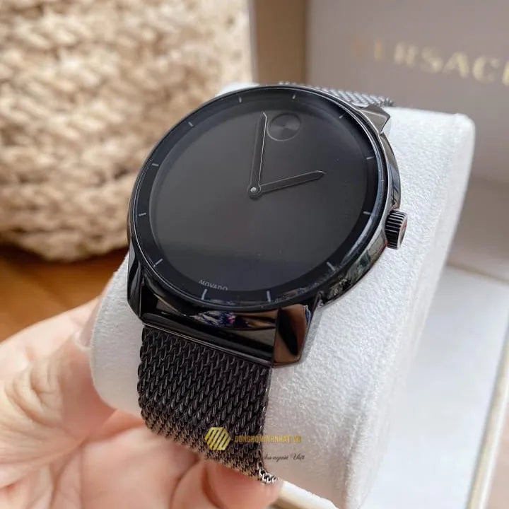  Shop Authentic Movado Bold Black Dial Black Mesh Bracelet Watch For Men - 3600261 - Luxxuri