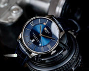  Shop Authentic Tissot Chemin Des Tourelles Powermatic 80 Blue Dial Blue Leather Strap Watch for Men - T099.407.16.048.00 - Luxxuri