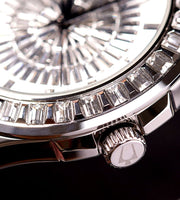  Shop Authentic Bulova Phantom Crystal Silver Dial Silver Steel Strap Watch for Men - 96A236 - Luxxuri