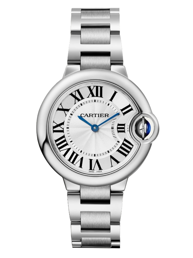  Shop Authentic Cartier Ballen Bleu De Cartier Silver Dial Silver Steel Strap Watch for Women - W6920084 - Luxxuri