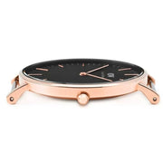  Shop Authentic Daniel Wellington Classic Bristol Black Dial Brown Leather Strap Watch for Men - DW00100137 - Luxxuri