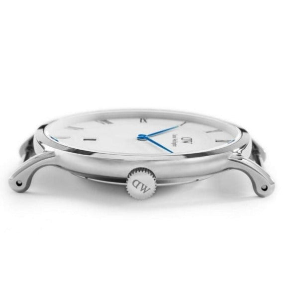 Shop Authentic Daniel Wellington Dapper Reading White Dial Black Leather Strap Watch For Men - DW00100108 - Luxxuri