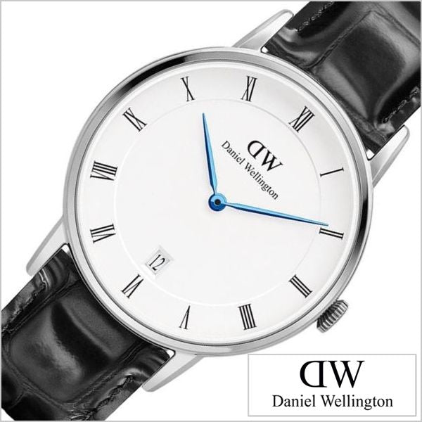  Shop Authentic Daniel Wellington Dapper Reading White Dial Black Leather Strap Watch For Men - DW00100108 - Luxxuri