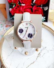  Shop Authentic Fossil Jacqueline Mother of Pearl Dial Grey Leather Strap Watch for Women - ES4672 - Luxxuri