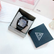  Shop Authentic Guess Phoenix Multifunction Black Dial Grey Silicone Strap Watch For Men - GW0203G9 - Luxxuri