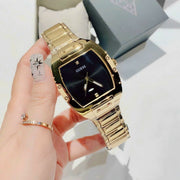  Shop Authentic Guess Phoenix Black Dial Gold Steel Strap Watch for Men - GW0387G2 - Luxxuri