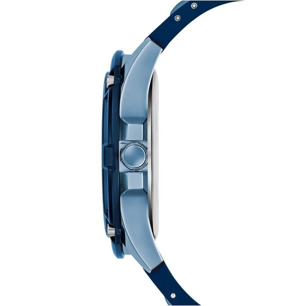  Shop Authentic Guess Delta Blue Dial Blue Silicone Strap Watch for Men - GW0051G4 - Luxxuri