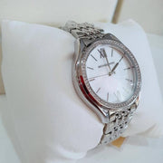  Shop Authentic Michael Kors Mindy White Dial Silver Steel Strap Watch For Women - MK7075 - Luxxuri