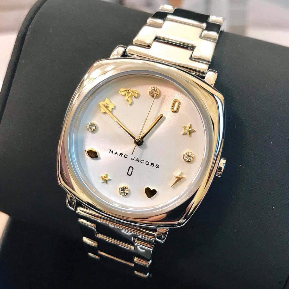  Shop Authentic Marc Jacobs Mandy Silver Dial Silver Steel Strap Watch for Women - MJ3572 - Luxxuri